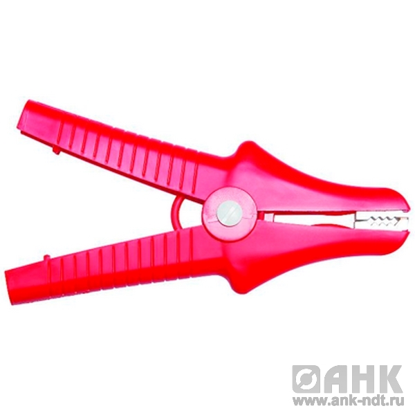 Зажим «Крокодил» изолированный красный К05 5kV