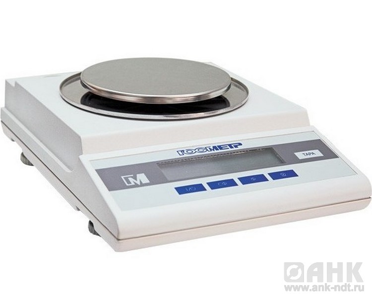 Весы лабораторные ВЛТЭ-2100/5100 (НПВ=2100/5100 г; d=0,01/0,1 г)