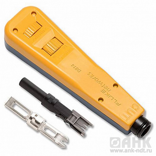 Fluke Networks 10055503, инструмент для набивки кросса D814 с лезвием BIX и Eversharp 66/110