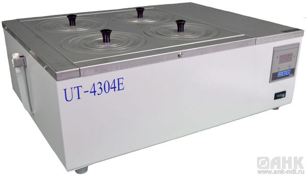 Баня водяная 4-х местная UT-4304Е (12,7 л; Т до +100 °С)